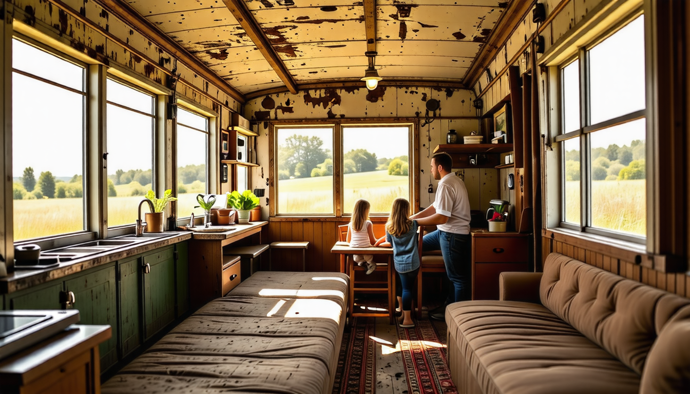 discover the incredible transformation of a 1909 abandoned train car into a stunning airbnb by a dedicated family. generating over $90,000 annually, this unique getaway offers a perfect blend of history and modern comfort. explore the inside and uncover the charm that attracts guests from around the world!
