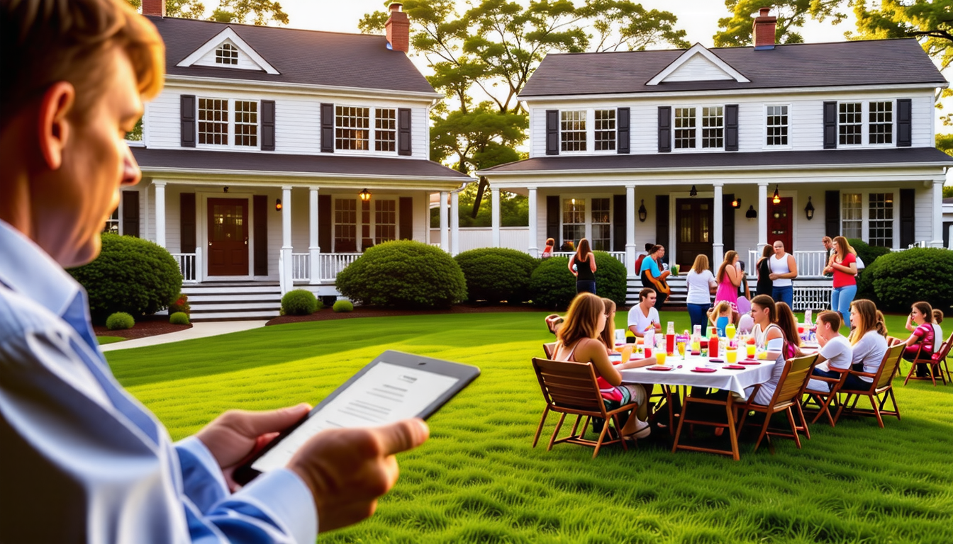 a group of wealthy nantucket hosts raises concerns over a 'suspicious' airbnb request, only to discover that teenagers have thrown an unauthorized party in their upscale neighborhood. explore the clash between luxury living and youthful revelry in this captivating story.