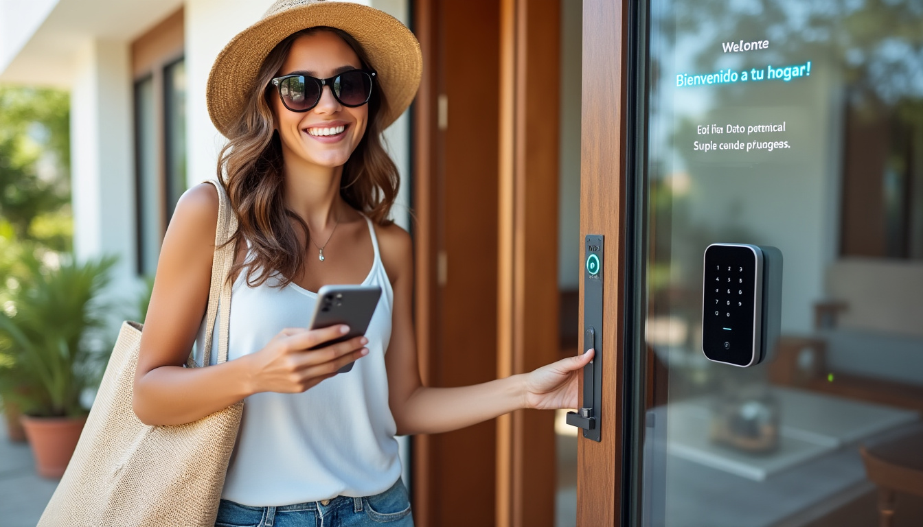 discover lodgify's latest innovation: smart locks designed for seamless keyless access. enhance your property management experience with secure, convenient entry for guests, making check-in and check-out effortless.