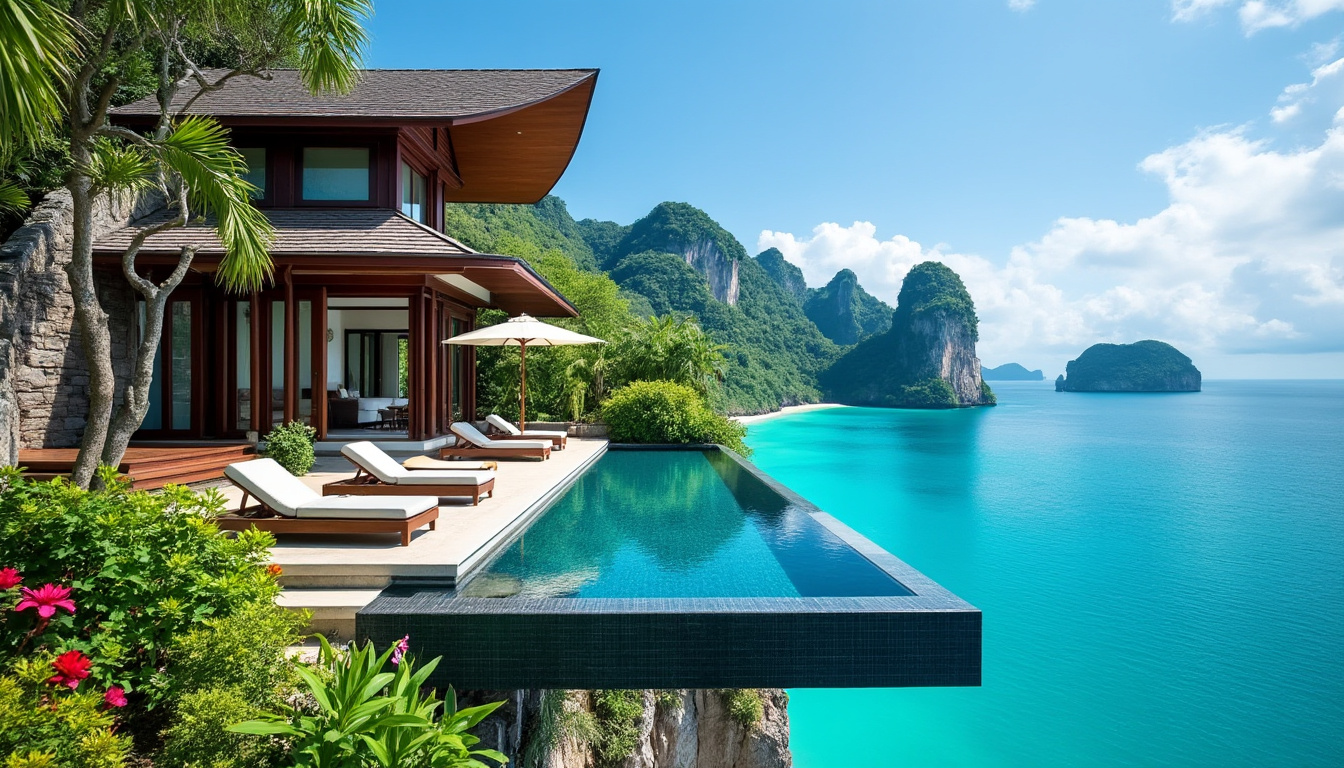 discover unparalleled luxury by booking the breathtaking thai villa showcased in 'the white lotus' on airbnb for $2,100 per night. immerse yourself in a lavish escape that combines stunning architecture, serene surroundings, and ultimate comfort for an unforgettable getaway.