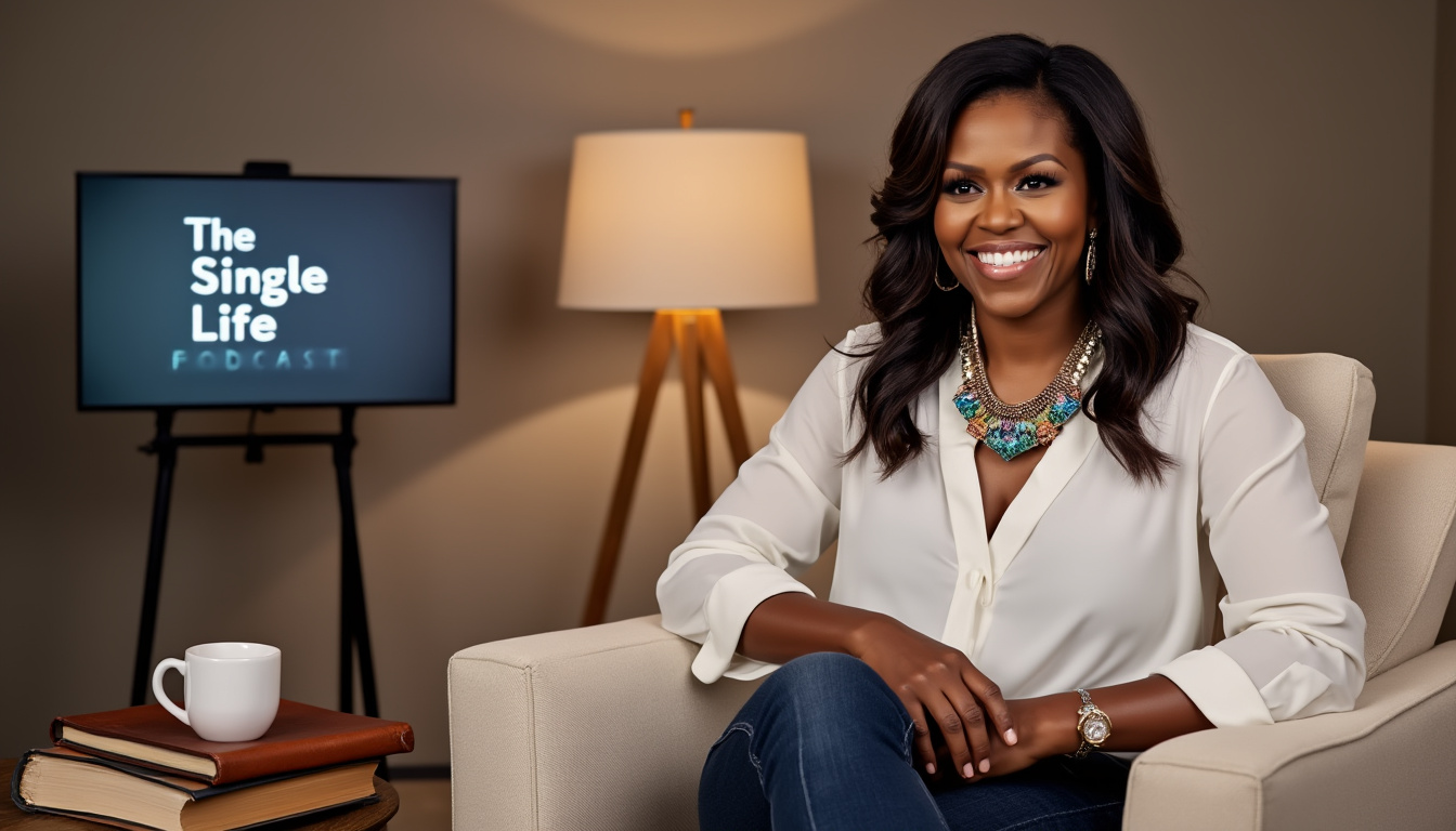 join michelle obama as she delves into the concept of single life during her captivating stay at the airbnb ceo's home on her podcast. discover insightful conversations and personal reflections that explore independence, self-discovery, and the joys of living solo.