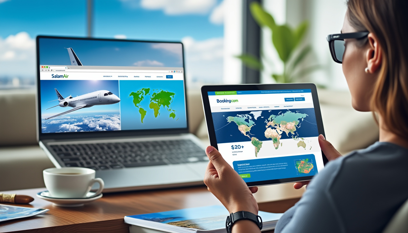 discover the new partnership between salamair and booking.com, aimed at revolutionizing affordable and seamless travel experiences for passengers worldwide. experience hassle-free bookings and incredible travel options with this collaboration.