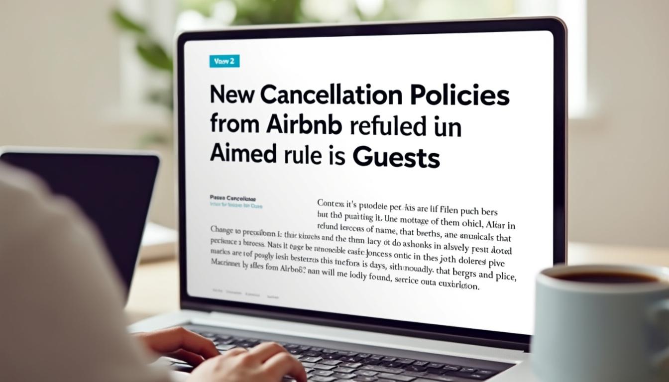 discover airbnb's latest cancellation policies designed to improve the guest experience. learn how these changes aim to provide more flexibility and peace of mind for travelers, making your stays more enjoyable and stress-free.