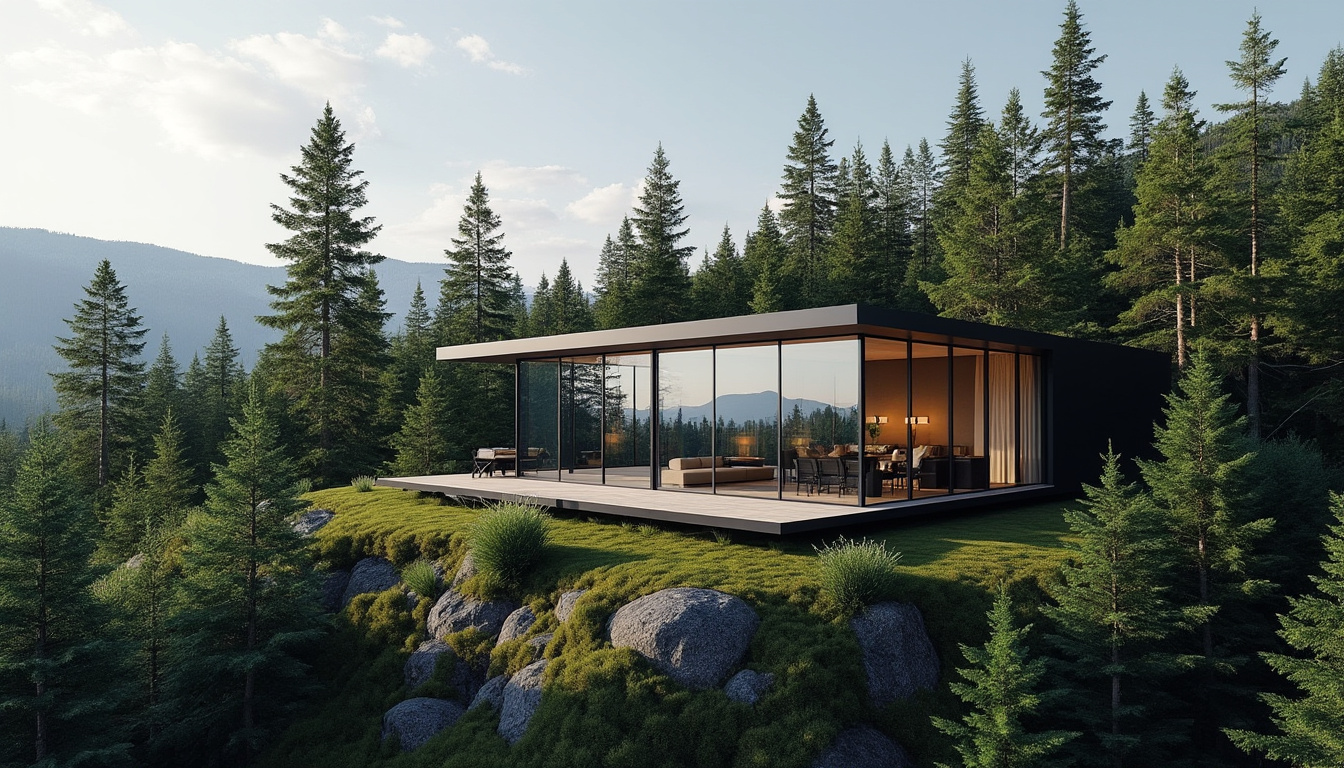 experience the ultimate fall escape in airbnb's most-wishlisted glass-mirrored cabin. enjoy modern comfort, stunning views, and direct access to a breathtaking state park—perfect for a cozy autumn retreat.